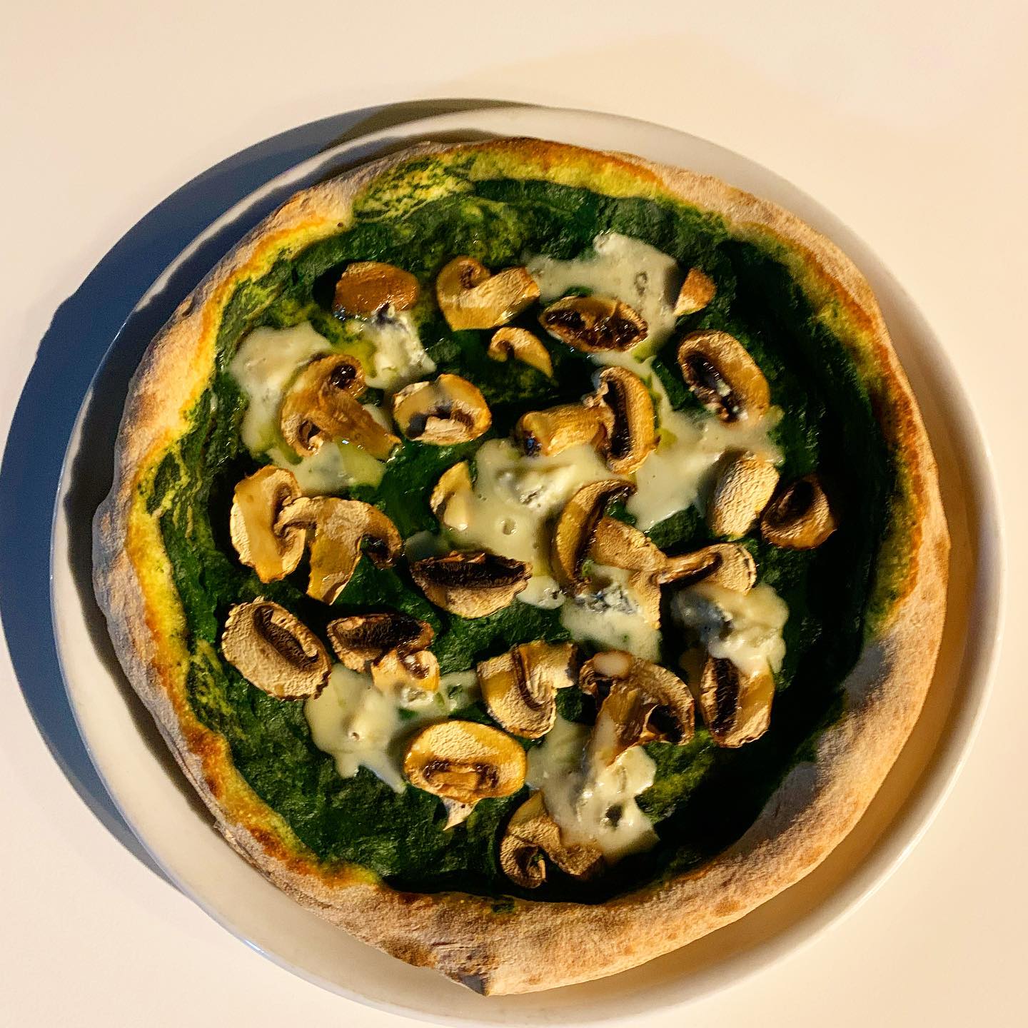 Pizza boscaiola spinno