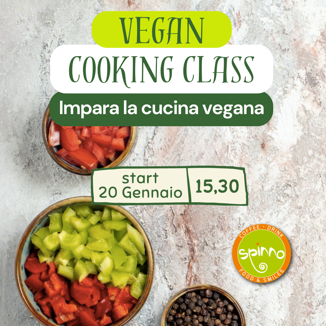 vegan cooking class spinno 2024